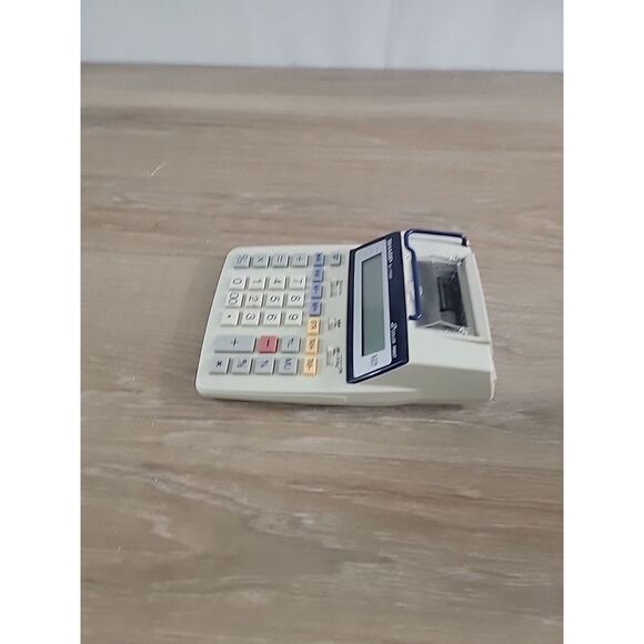 Sharp EL-1750V‎ 12 Digit 2-Color Printing Calculator Adding Machine Tested Read - Picture 4 of 9